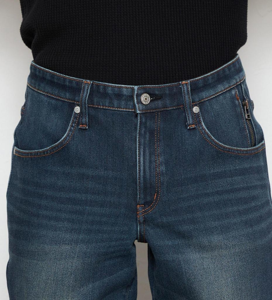 Edwin Motorcycle Riding Denim Highest Dark Men's Jeans, Abrasion-Resistant Pants, Strength, Blue, KDF03-026