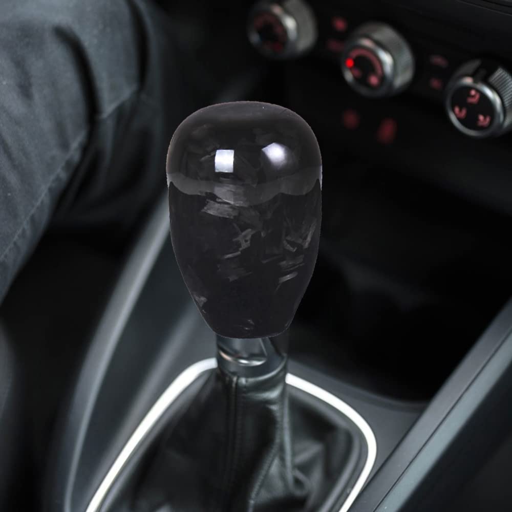 ZS Simple Aluminum Alloy Shift Knob with 3 Adapters for MT Cars, AT Cars,
