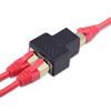 Network Rj45 Cable Port Network Cable Splitter Extender Plug Adapter Connector Split Into Two Splitter Coupler Cable Extender