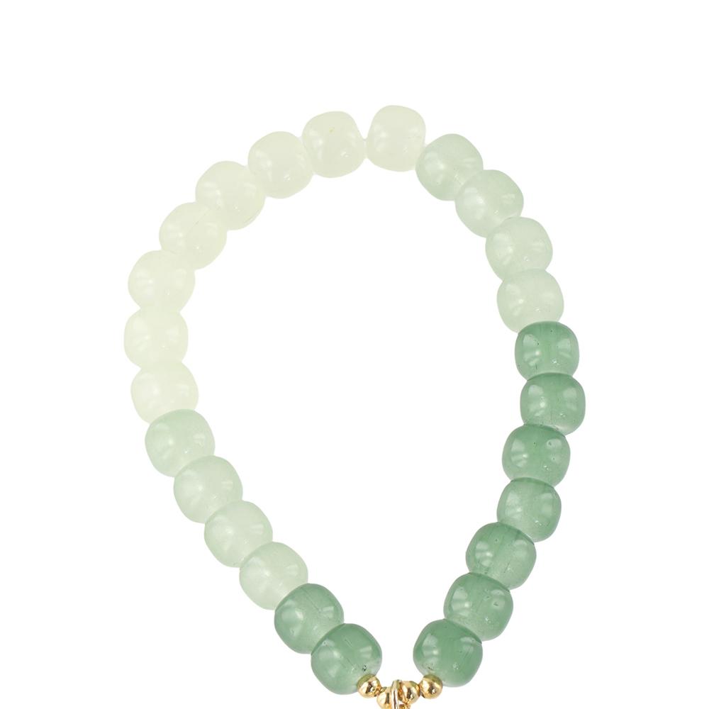 Green Female Hand Chain Stone Bracelets Gradient Stone Bead Bracelets Korean Style Bracelets