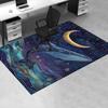 "Whale Moon Constellation Art Print - Celestial Ocean Decor"Office Mat Home Decor Office Desk Chair Rugs Chair Carpet for office Chair Mat G