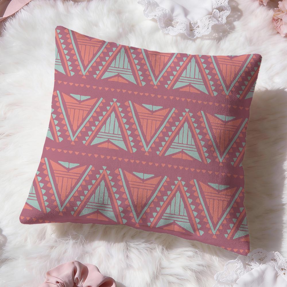 Bohemian pattern Cushion Cover Premium Comfort Reversible Pillow Cove -Two in One Design for Any Room & Car Interior