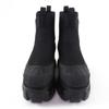 Pristine PRADA Monolith Re-Nylon Triangle Logo Gabardine Boots Black 36.5 2UE029 Used