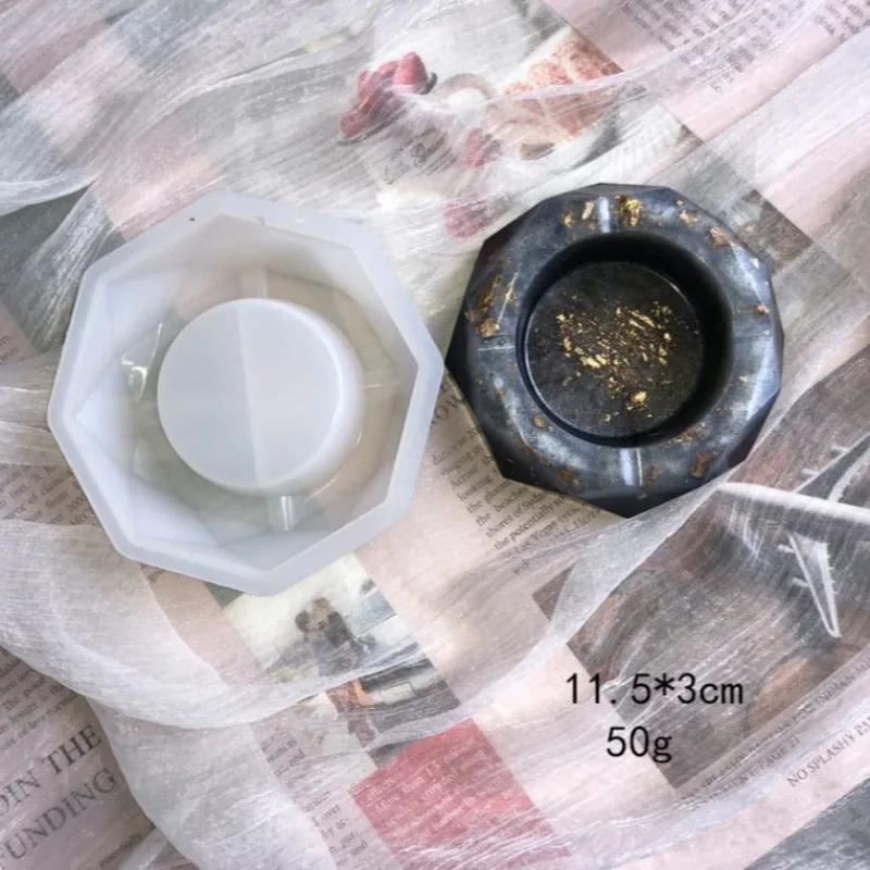 Silicone Ashtray Mold Crystal Resin Ashtray Tray Mold Irregualr Cement Molds Coasters Mold DIY Craft Moldes De