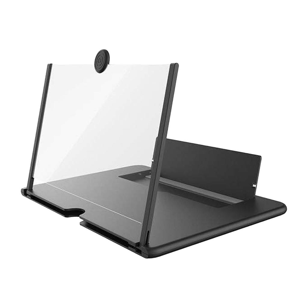3D Phone Screen Magnifier Extendable Stand with HD Optical Lens for Movie Watching Video Streaming Online Classes