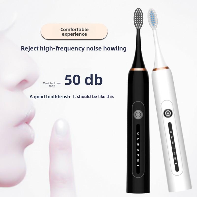 Electric Toothbrush Smart Home Sonic Portable Couple Toothbrush Soft Hair Adult Charging Set