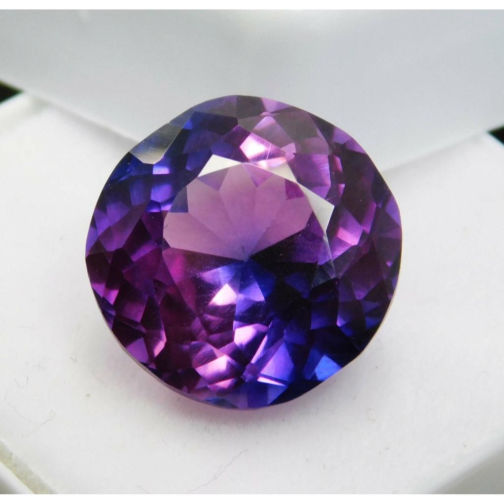 Natural Purple Tanzanite Loose Gemstone Flawless 8.00 Ct Round Cut for Jewelry Making and Crafts