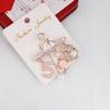 Women Girls Refined Creative Hanger Brooches Personality Number 5 Breastpin