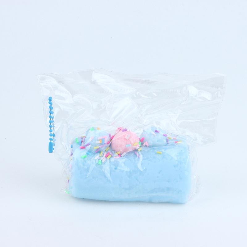 Stress Relief Pinch Ball Simulated Milk Cake Slow Rebound Maltose Squeeze Toy for Adults Kids Birthday Gift Idea