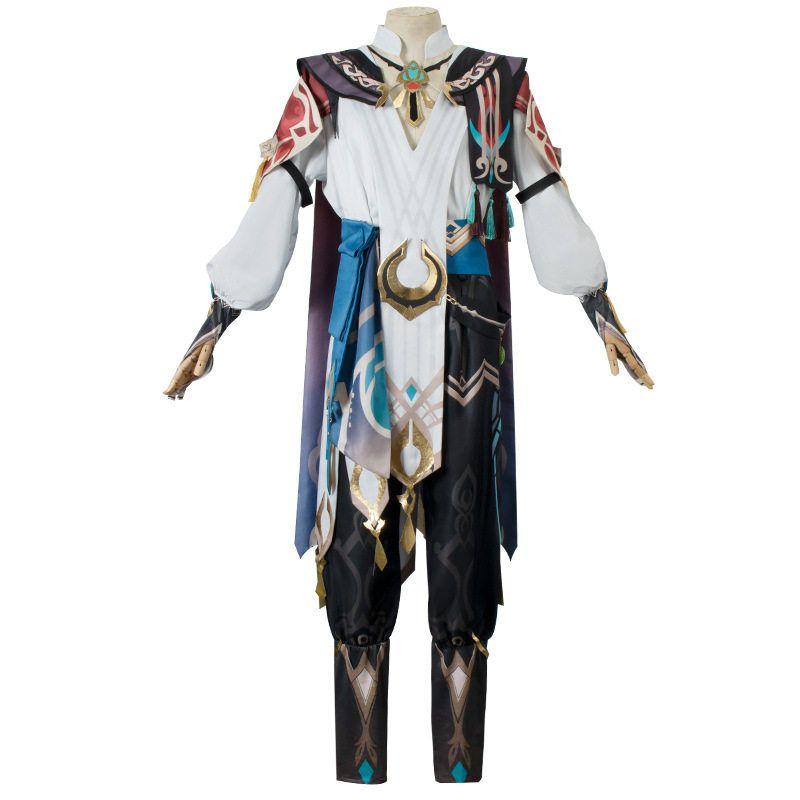 Genshin Impact Kaveh Cosplay Costume for Men, Sumeru Architect Game Anime Clothing, Full Cosplay Set