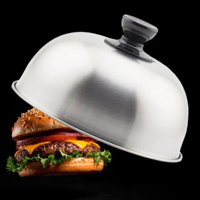 Basting Lid for Cooking Hamburgers And Sandwiches