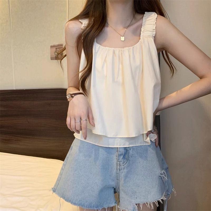 Women's Mori Style Sweet & Spicy Loose Camisole Top