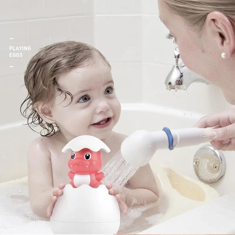Cute Dinosaur Duck Penguin Egg Water Spray Sprinkler Baby Bathing Toy Kids Bathroom Sprinkling Shower Swimming Water Toys Gift