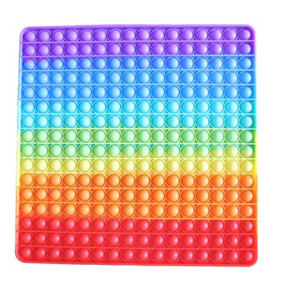 Giant Pop Fidget Toys Square Penguin Simple Dimple Big Rainbow Bubble Big Xxl Dimple Antistress Toy Stress Toy Children Gift
