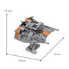 Buildmoc Space Wars T-47 Snow Airspeeder Fighters MOC Set Building Blocks Kits Toys for Children Kids Gifts Toy 453PCS Bricks