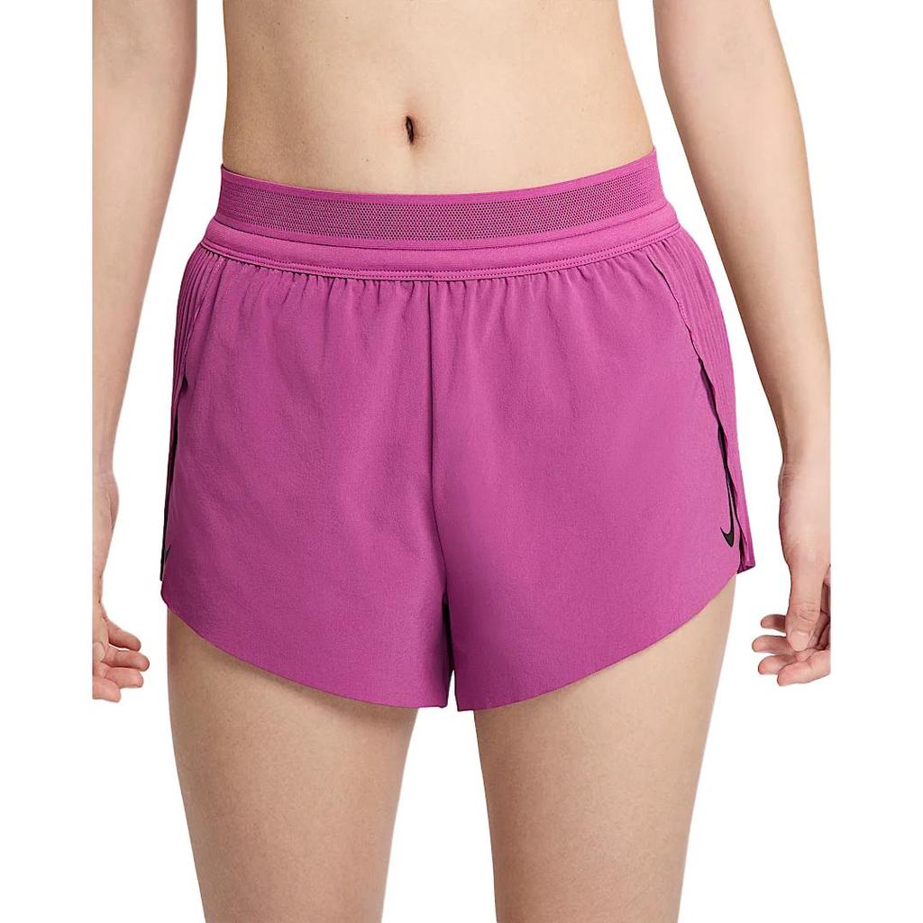 Nike Aeroswift Dri-FIT ADV Άνετο Απορροφητικό Υγρασίας Σορτς Τρεξίματος Με Μέση Μεσαίου Ύψους Γυναικείο σορτς Καυτό-Μωβ-Κόκκινο Μαύρο FN2329-518