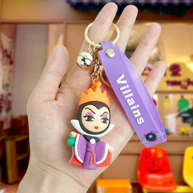 Cute Cartoon Villain Witch Keychain Unique Pvc Bag Charm For Men And Women