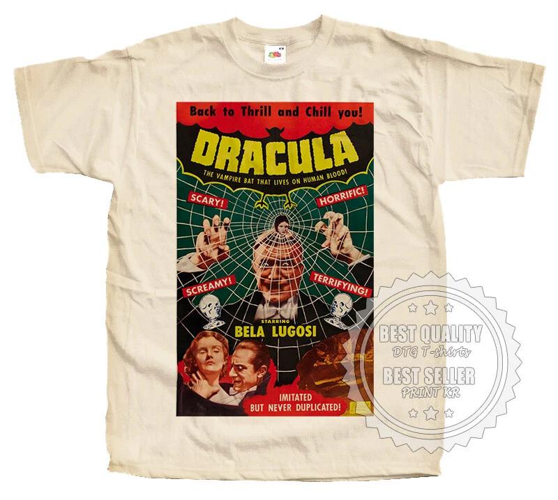 

Dracula Lugosi Poster T SHIRT Tee Ver.2 Natural Vintage all sizes S to 5XL XL