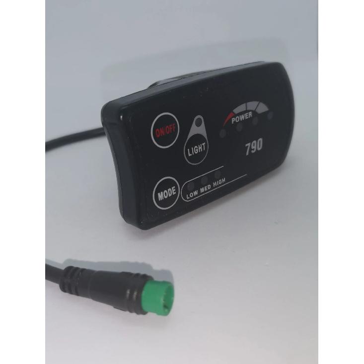 Intelligent LED 790 Display(customized) of Electric Bike Digital Computer Pannel Electric Bicycle Speedometer KM790