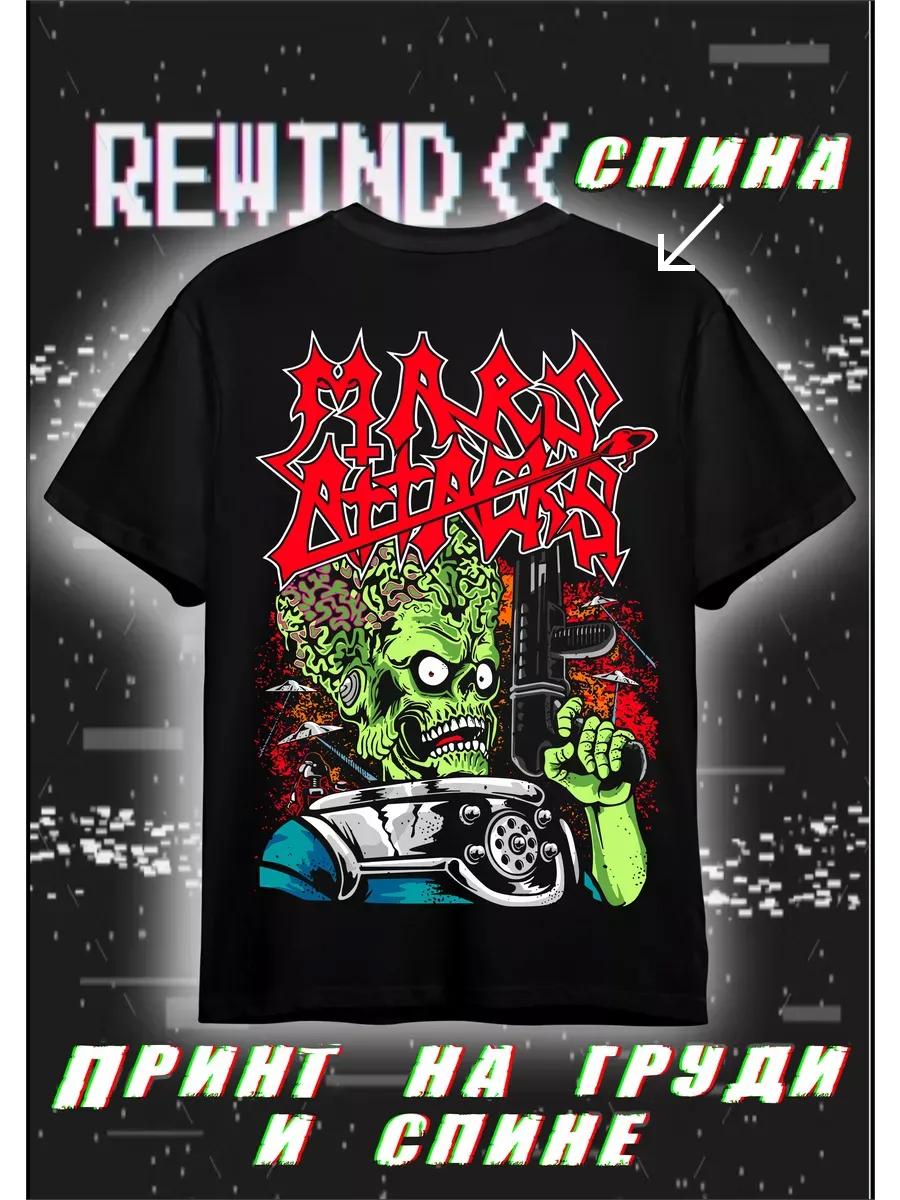 T-shirt with rock band Korn print L