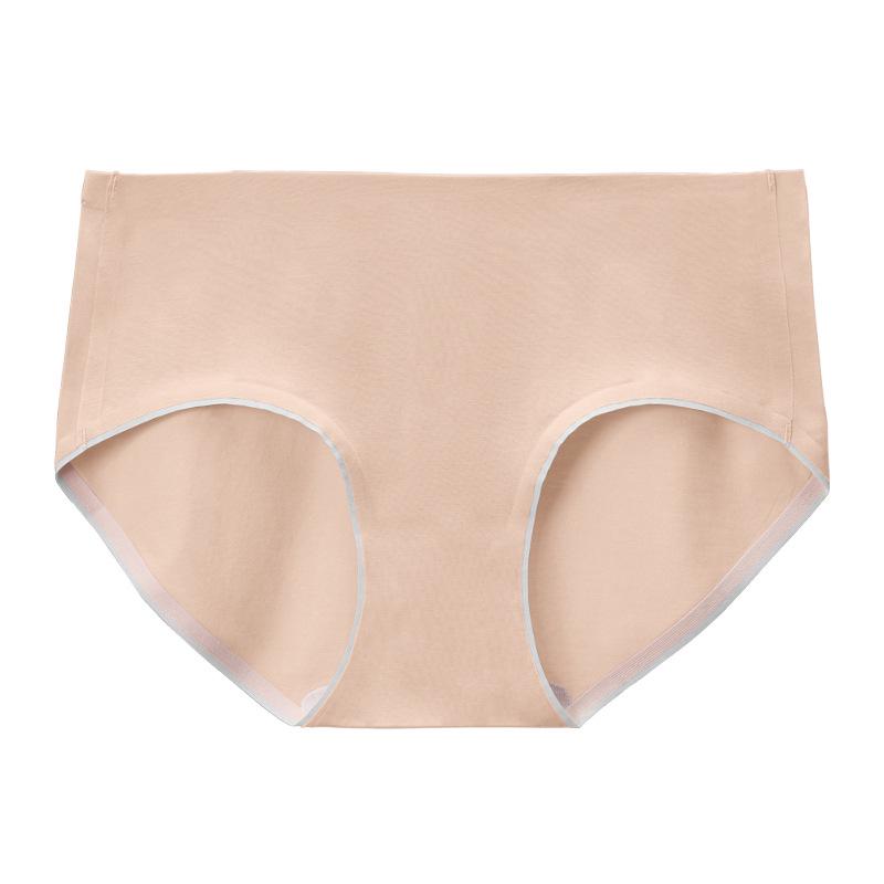 Xiannei Women's Seamless Antibacterial Mulberry Silk Briefs