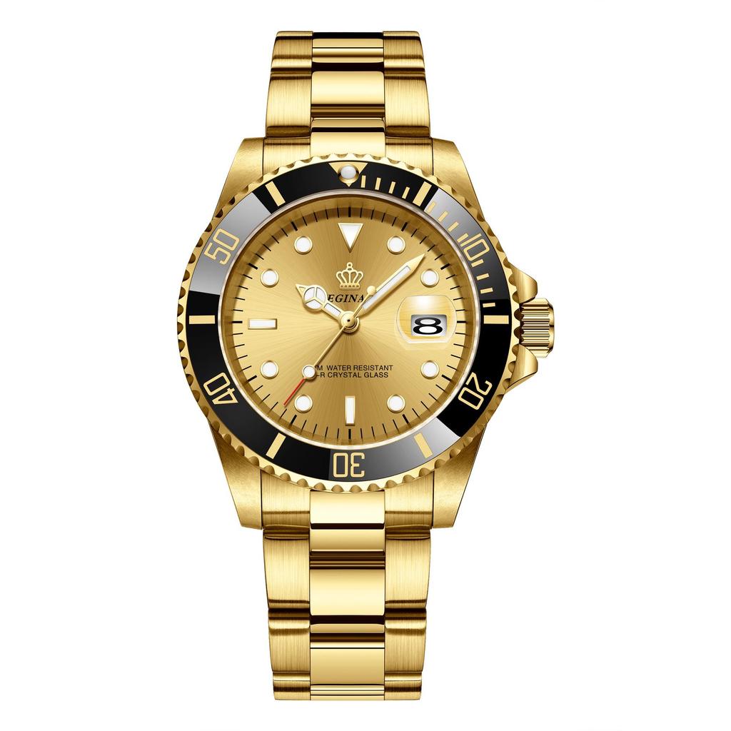 მამაკაცის მწვანე Submariner Date უჟანგავი ფოლადის საათი – მაღალი კლასის მინიმალისტური, წყალგაუმტარი, მბრუნავი ბეზელი, სტუდენტური სპორტული დიზაინი