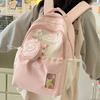 Schoolbag small fresh girl backpack student schoolbag female star junior high school girl high school student burden reduction high value bag