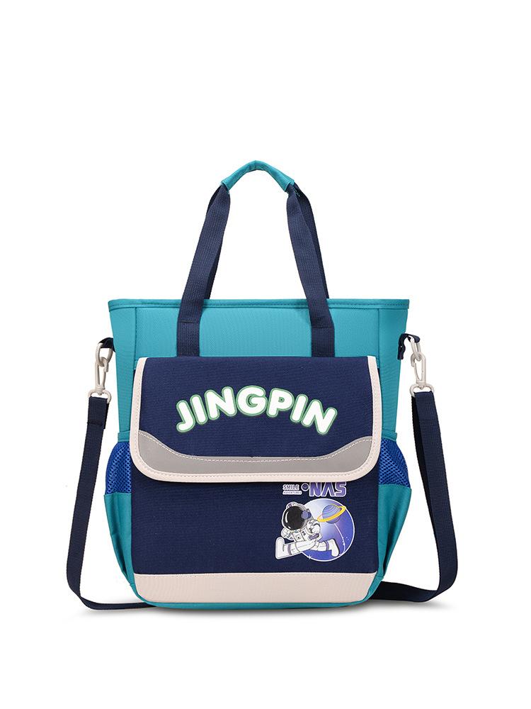 

Школьный рюкзак легкий и портативный, а занятия по подготовке к середине и летним каникулам — одноплечный контраст цветов, и внеклассное искусство я зелёный