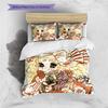 Anime Pattern Bedding Quilt Set Quilt Cover Pillowcase Home Decoration Birthday Gift (1 * duvet cover + 2 * pillowcase, without core)