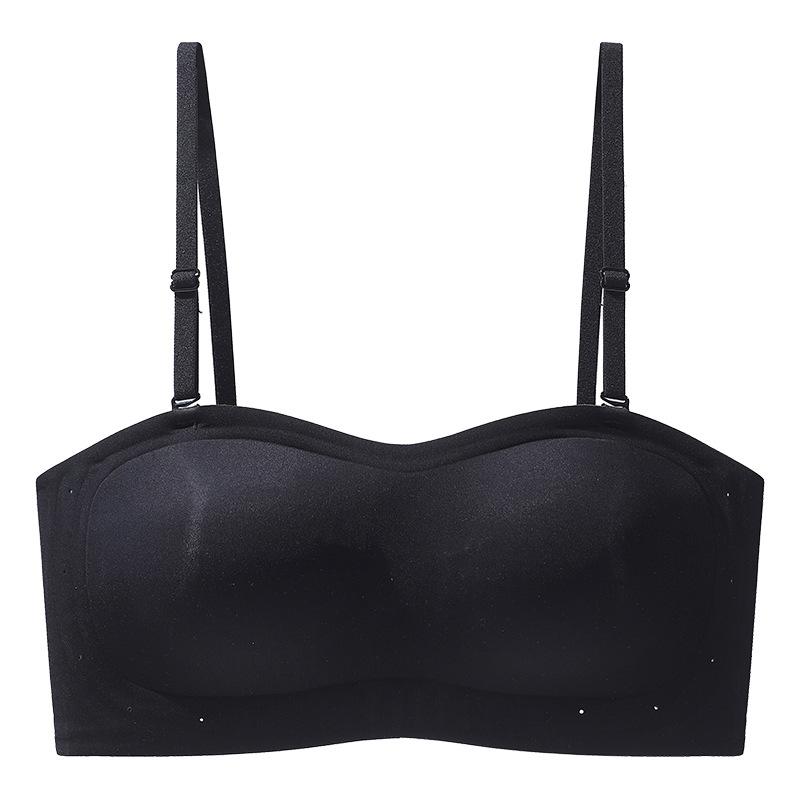 Summer Light and Breathable Tube Top, No Shoulder Strap, Non-slip Jelly Strip, No Steel Ring, Light Chest Support