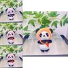 Delightful Mini Panda Plush Toy Keychain Accessory In Various Fun Colors For Gift Giving