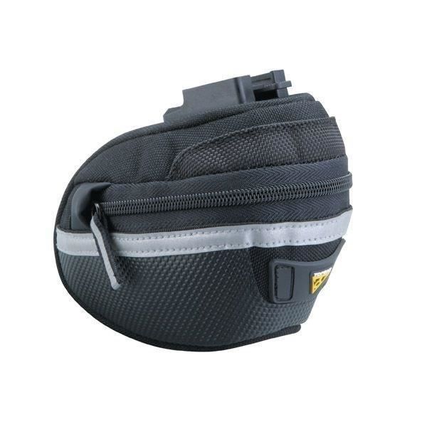 Sacoche de selle - TOPEAK - Wedge Pack II Micro - Nylon hydrofuge - 0,5 L - Noir
