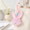 Dark Style Bunny Plush Keychain Plush Rabbit Keychain Pendant Plush Bunny Pendant  Key Accessories