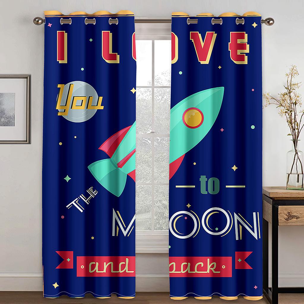 Rotes Flugzeug Wolken Fenster Vorhänge Heimdeko Kinderzimmer Vorhänge Küche Tür Vorhänge Vorhänge für Wohnzimmer