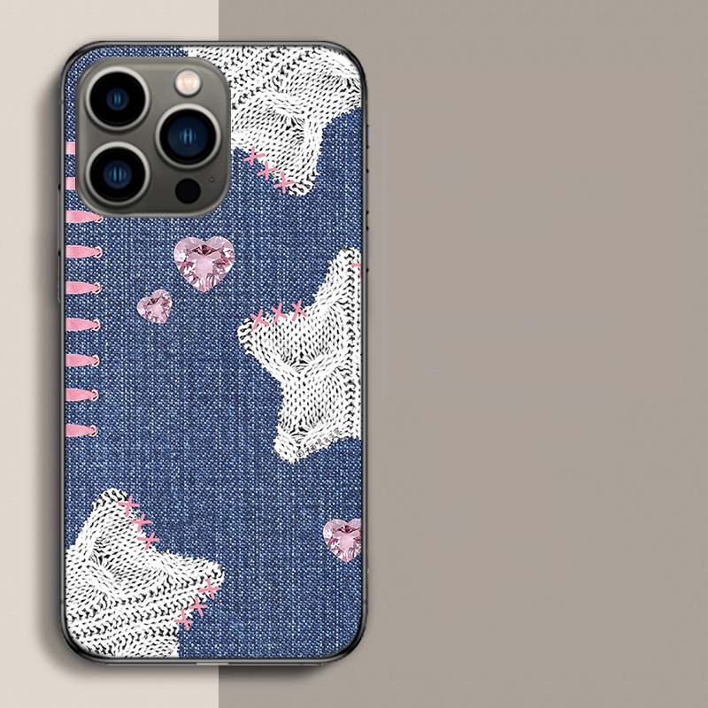 A Stylish Pair of Jeans Phone Case For Iphone 17 Air 15 Pro 14 Plus 16 Pro Max 17E 16E 12 13 Mini 11 Cover Cute Fundas