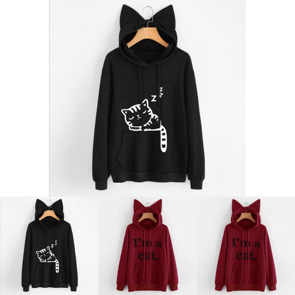 Streetwear Hoodie For Women With Letter Pattern And Cotton Blend For Casual Fall Fashion
