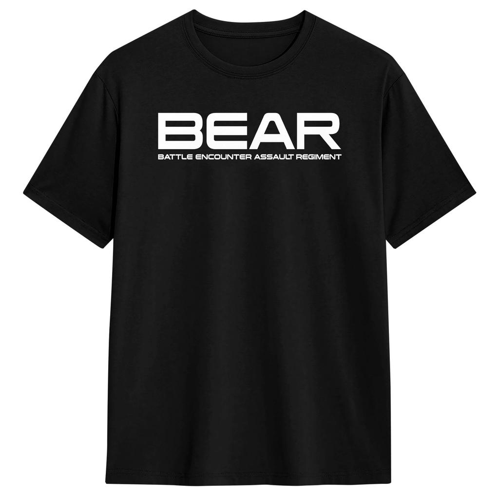 Men BEAR Escape From Tarkov T Shirts Cotton Tees Summer Street Style Short Sleeve TShirt ONeck Hippie Casual Tshirt