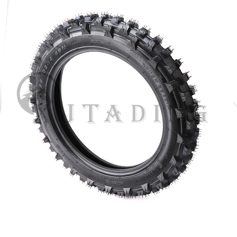 Off Road Tire 90/100-14 70/100-17 Inner And Outer Tires For Mud Pit Motorcycle Off Road Motorcycle 14/17 Inch Rear/Front Wheel