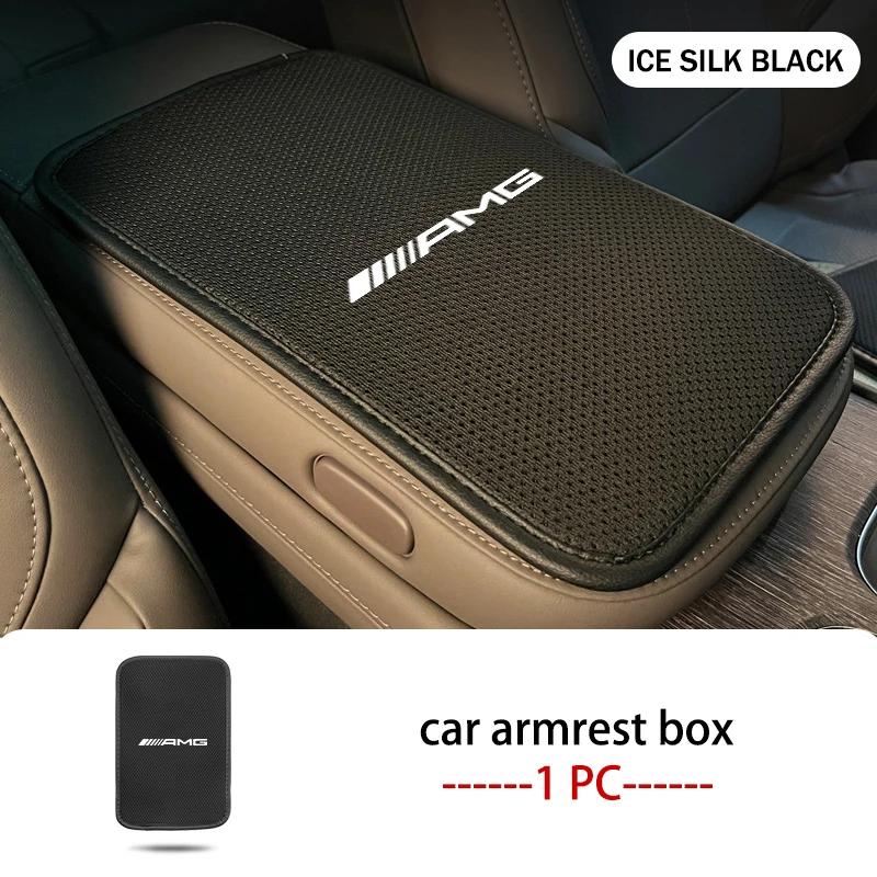 

Car Armrest Box Cover Leather Center Console Protector Pad For Mercedes Benz AMG A B C E S G Class A180 CLK CLA GLE GLC W212