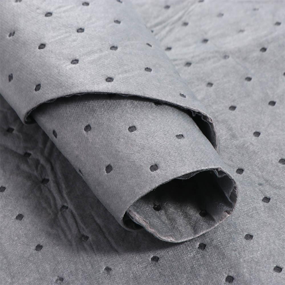 5Pcs Shearable 50*40cm Oil Absorbent Pads Absorbent Mat Grey Oil Spill Mat Heavy Weight Reusable Garage Floor Mat Under Car