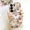Hülle Für Tecno Camon 50 4G Cover CN5 Luxus Mode Blumen Kawaii Niedlich Bemalt Stoßfest Silikonhülle Für Techno Camon 50 4G