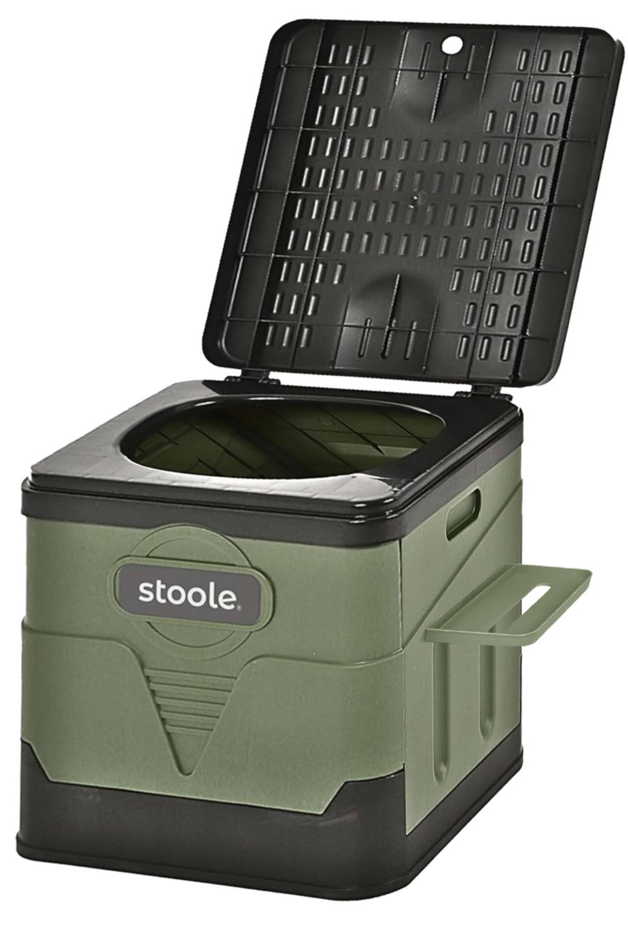 

Stoole Portable Toilet Emergency Toilet Disaster Prevention Goods Award Disaster Relief Step Multifunctional M 5 Waste Bags Solidifying [2025 Winner] зелёный