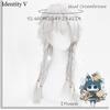 High-quality Mechanized White Wig For Cosplay And Gaming Ideal For Identity V Lovers