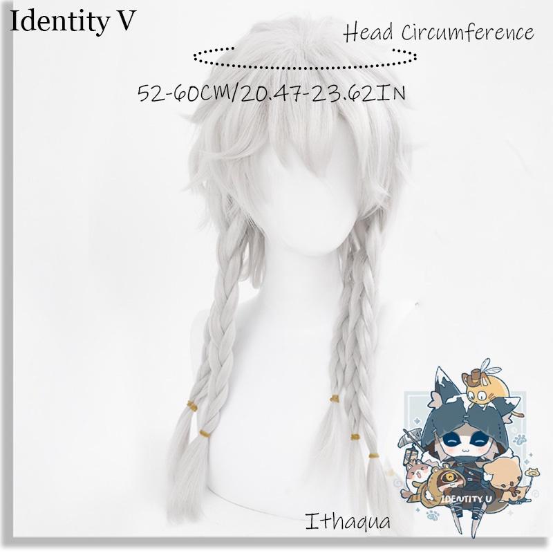 High-quality Mechanized White Wig For Cosplay And Gaming Ideal For Identity V Lovers