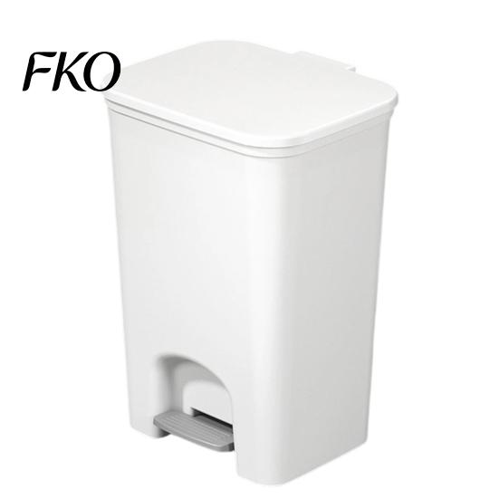 Kitchen Trash Can Slim Can, with Pedal Step Design, Touchless Odor Proof Wastebasket, Bathroom Garbage Bin Narrow Waste Basket, for Toilet Office