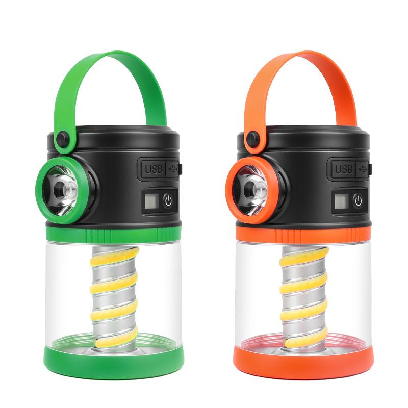 Solar Charging Camping Light Power Display Outdoor Multi-function Lighting Tent Light Multi-light Source Horse Light