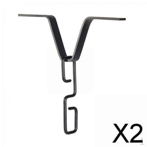 2x Sleek V-Shaped Hook Hanger for Rain Chains