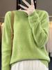 Women's Loose Wool Crochet Sweater - Round Neck Knitwear, Hollow Design, Autumn/Winter Versatile Style