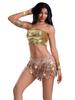 Sequined Tassel Skirt with Shorts - Latin Dance Performance Costume for Women