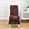 Thickened Chair Cover All-inclusive Skirt Chair Cover All-season Elastic Jacquard Stool Cover Dining Chair Cover